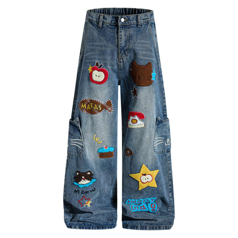 Wacky Denim Jeans