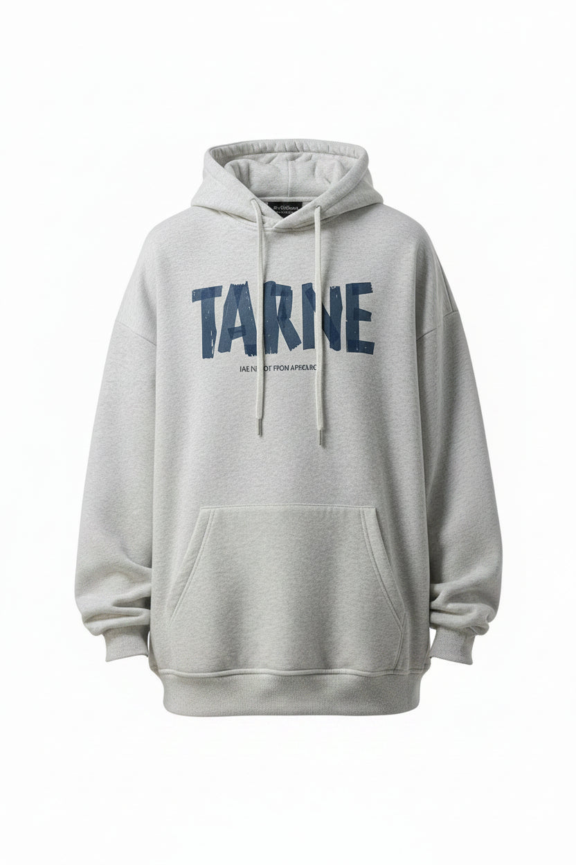 Fleece Hoodie for Men, Streetwear Style,  Loose Fit, Oversized Casual Sweatshirt, High-Street Design