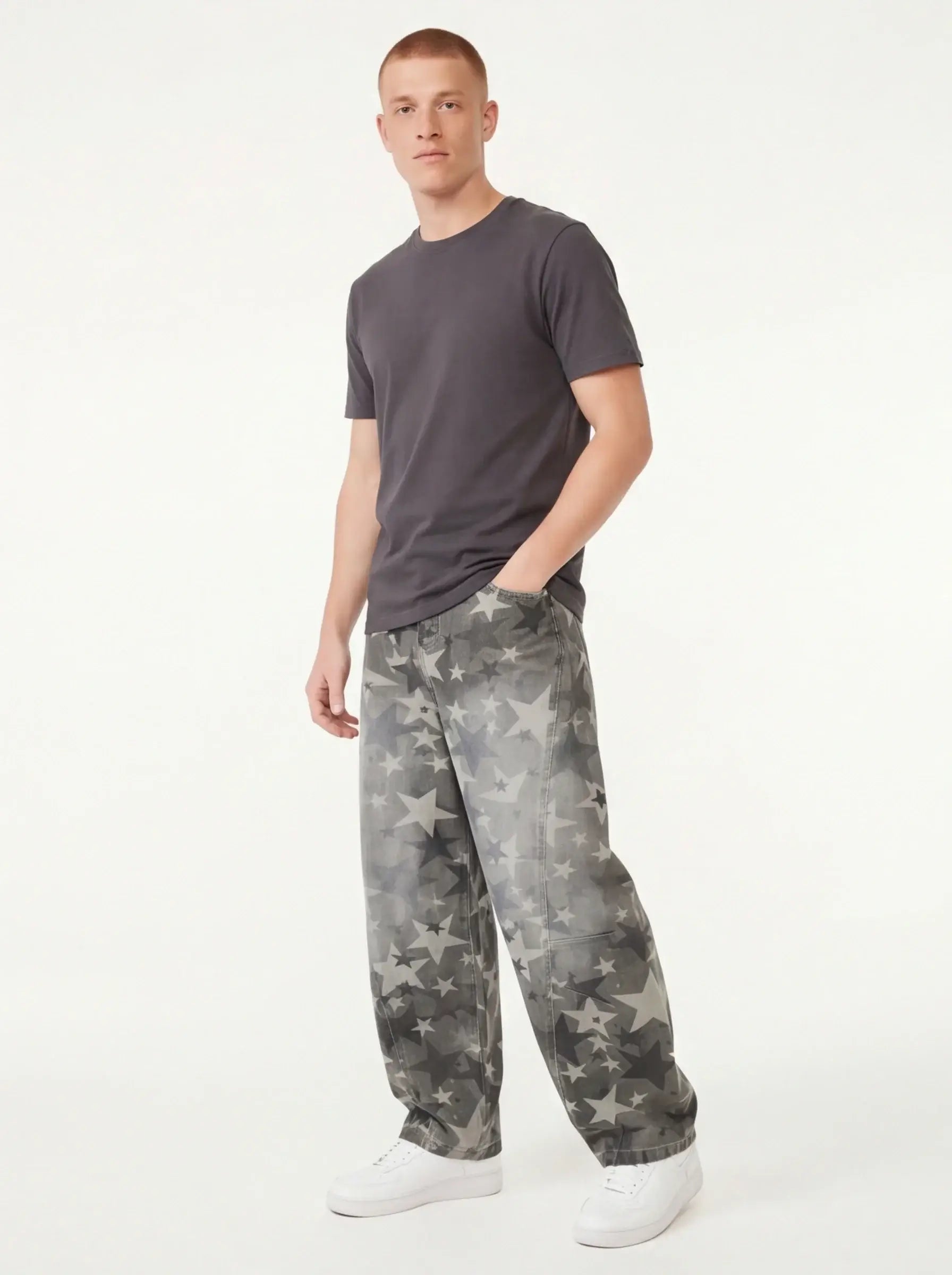 Structured Stars Jeans