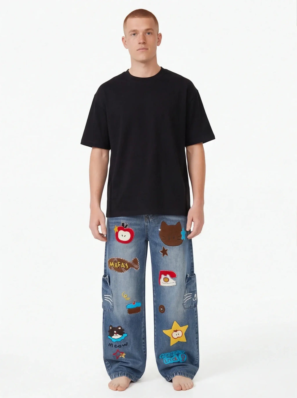Wacky Denim Jeans