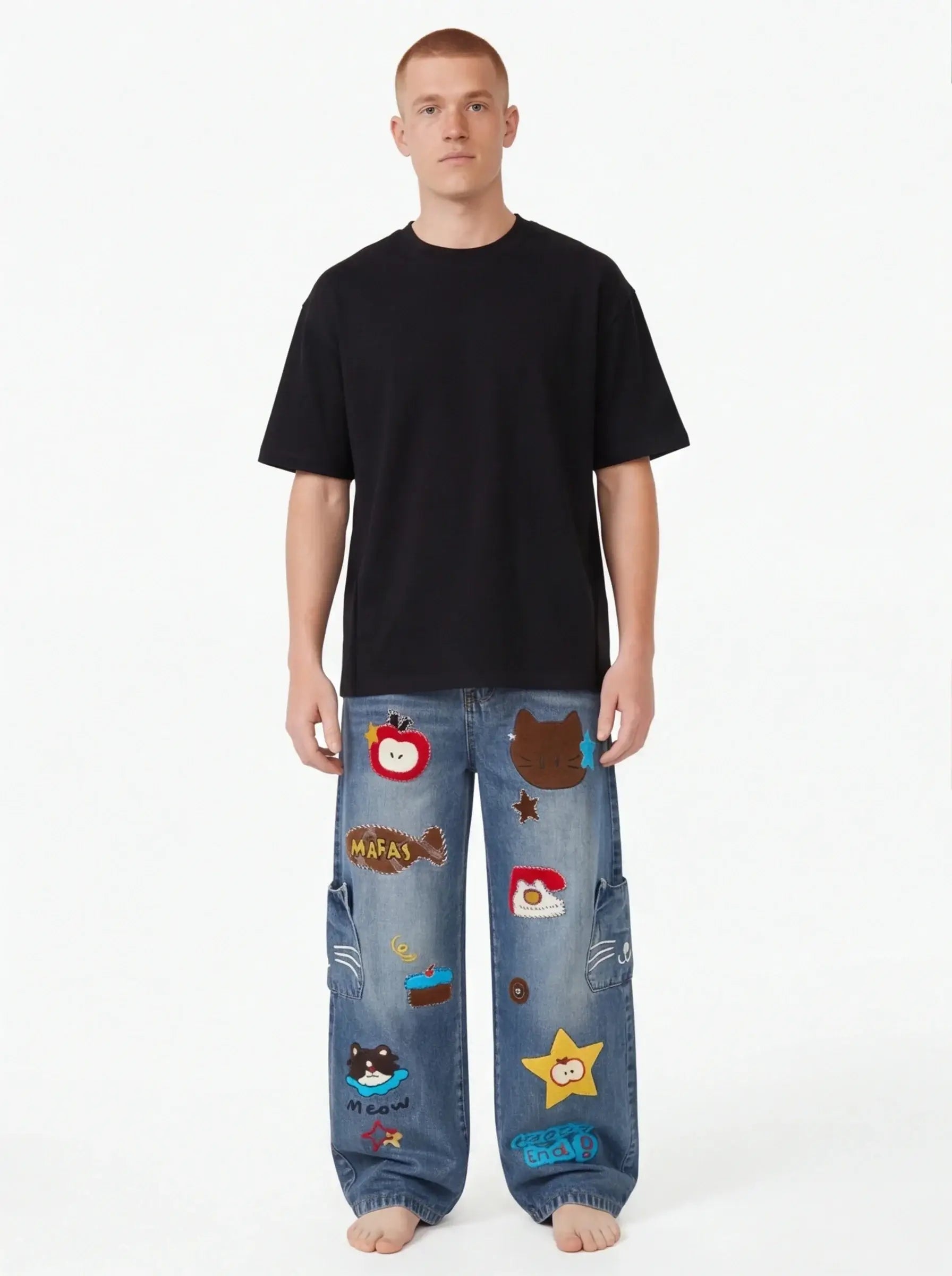 Wacky Denim Jeans