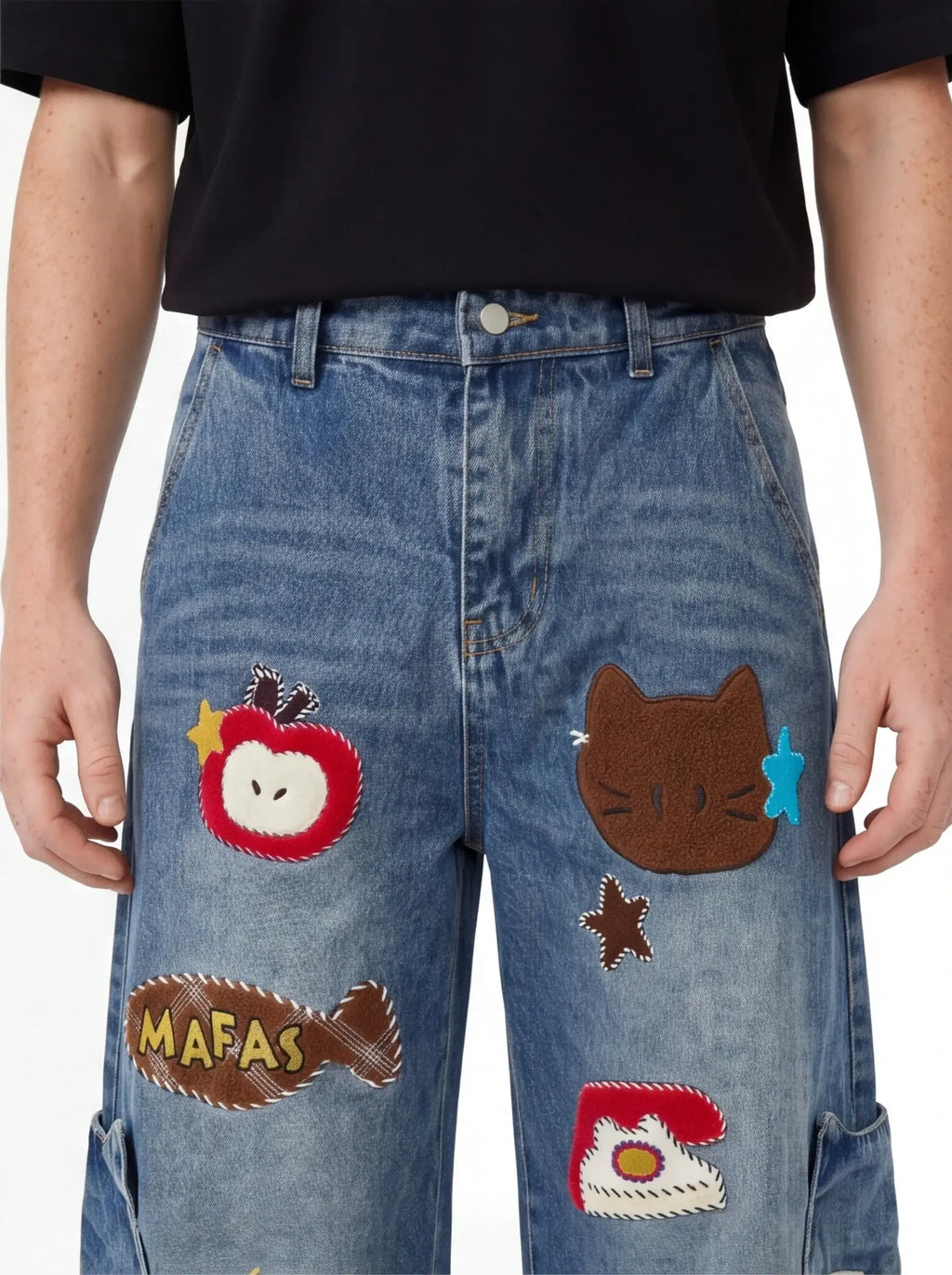 Wacky Denim Jeans