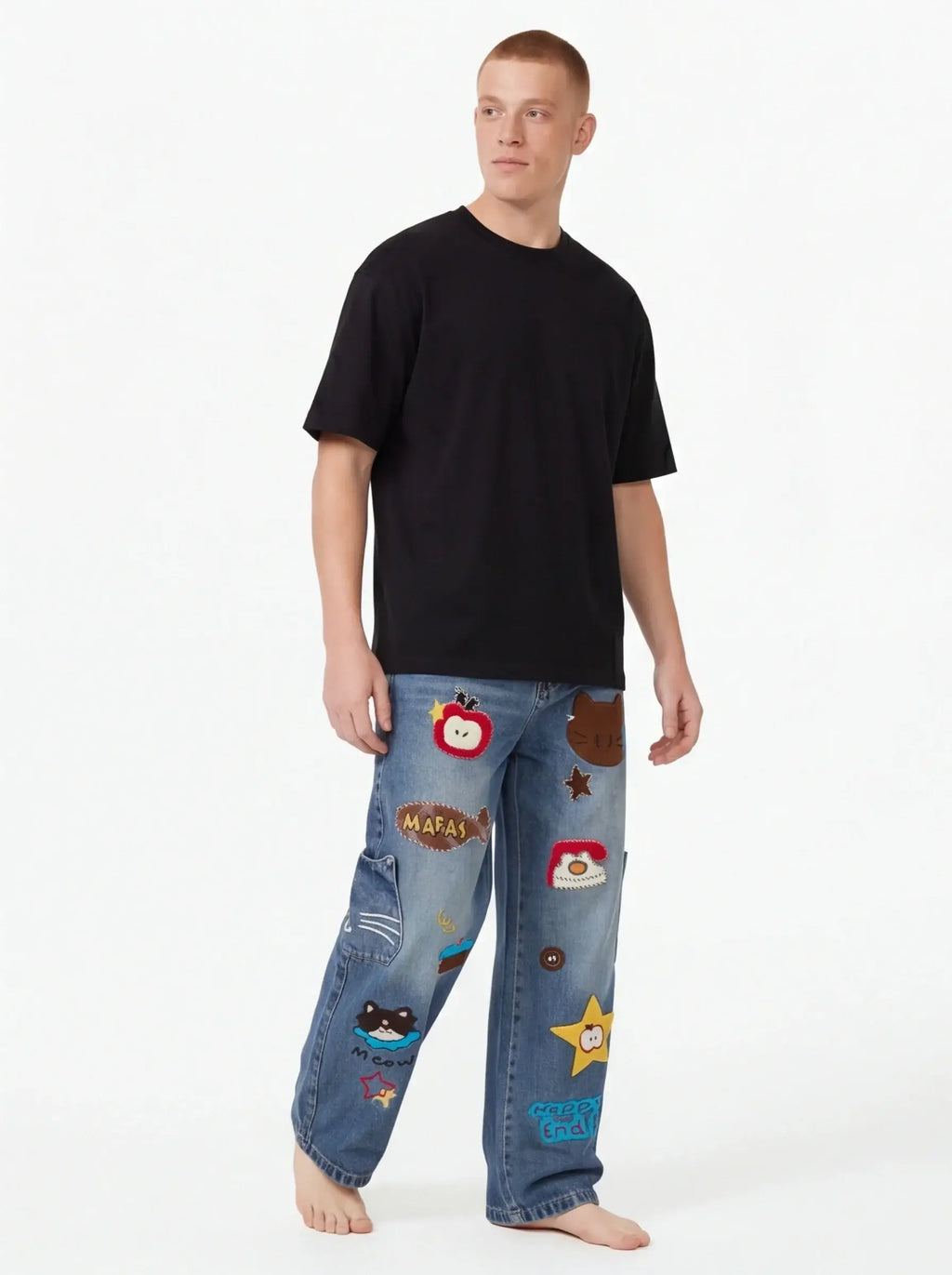 Wacky Denim Jeans