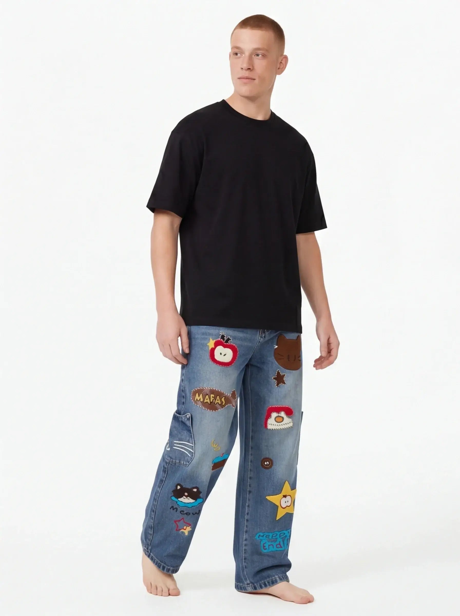 Wacky Denim Jeans